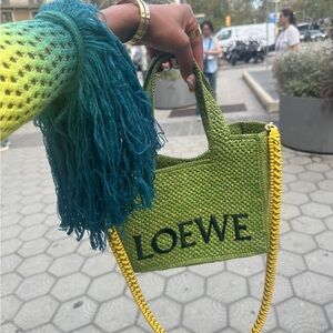 Loewe Green Mini Bag